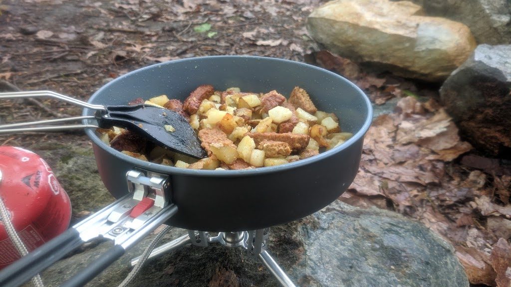 MSR Windburner Ceramic Skillet Review - Snow Peak Folding Spatula