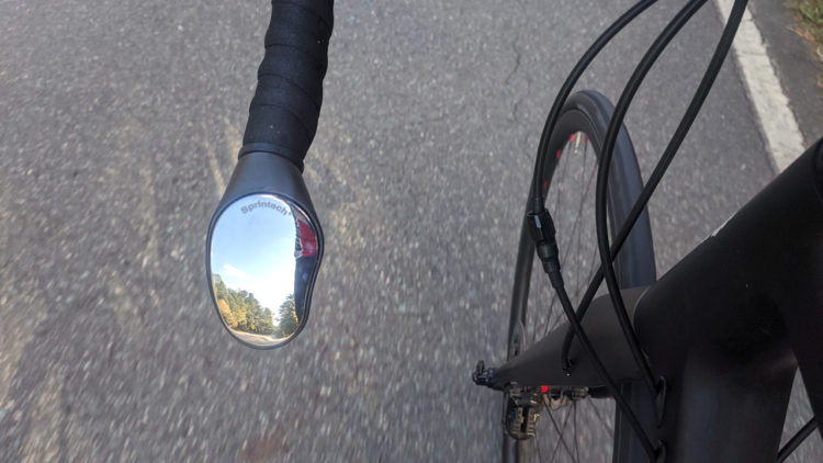 Sprintech Road Drop Bar Rearview Mirror