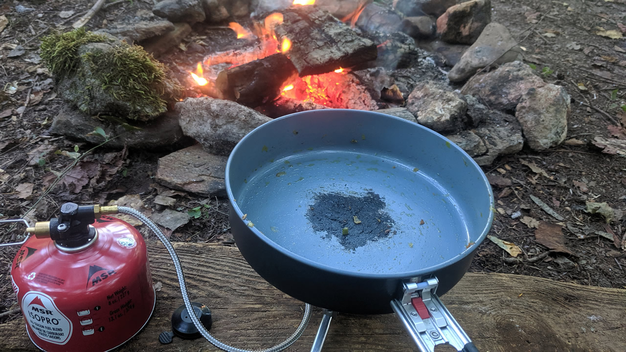 MSR Windburner Ceramic Skillet Review - Snow Peak Folding Spatula