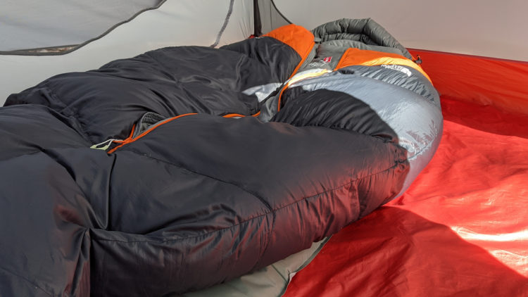 The North Face Eco Trail Synthetic 35F  2C Backpacking Sleeping Bag TNF  YellowHemp LongLeft Hand  Amazonin Bags Wallets and Luggage