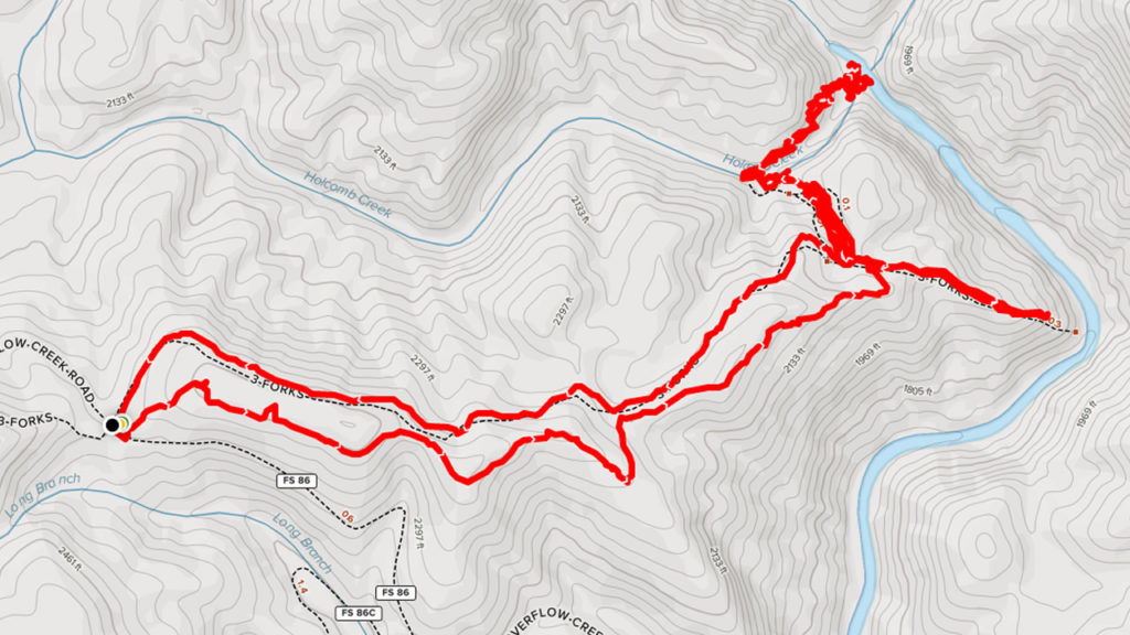 tracking with AllTrails