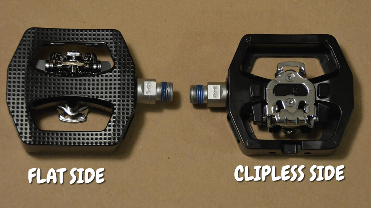hybrid bike pedals